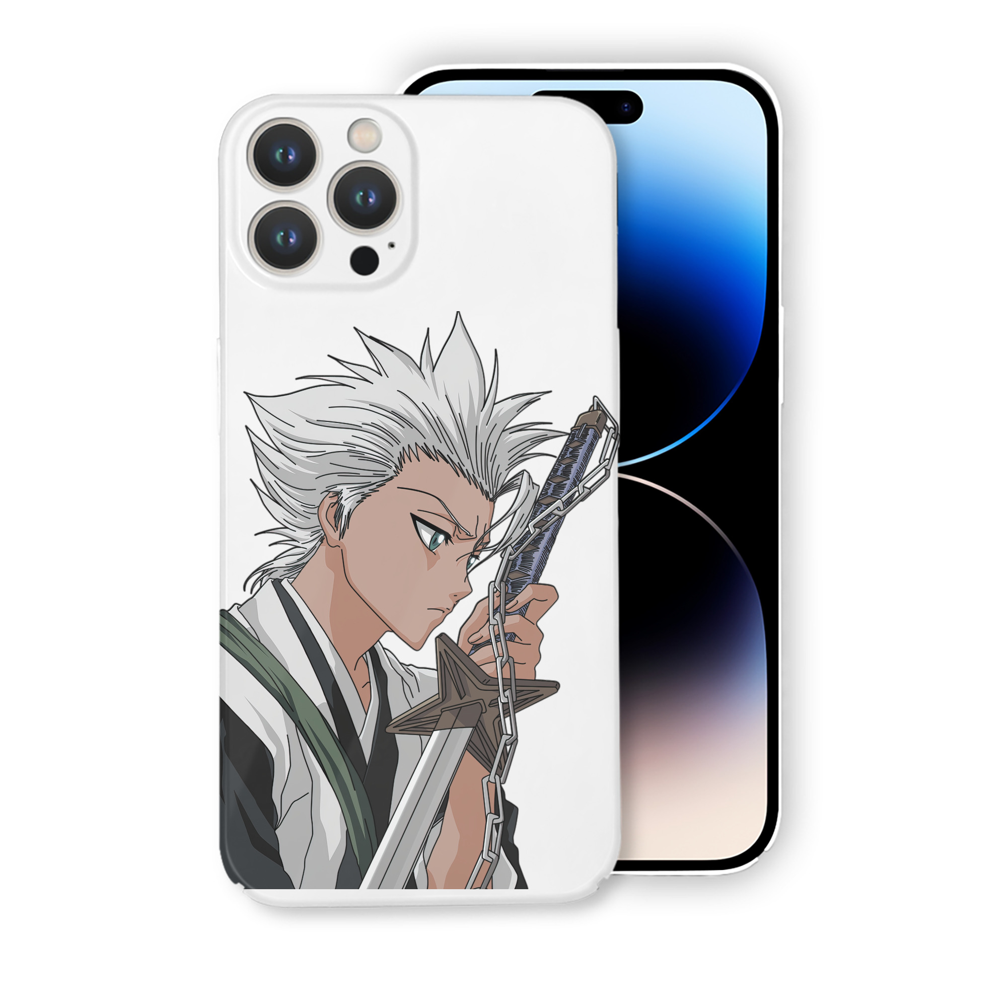 （画像用） ブリーチ 日番谷冬獅郎（ひつがや とうしろう） BLEACH Hitsugaya Toushirou 【iPhone 14シリーズ対応】ハードケース